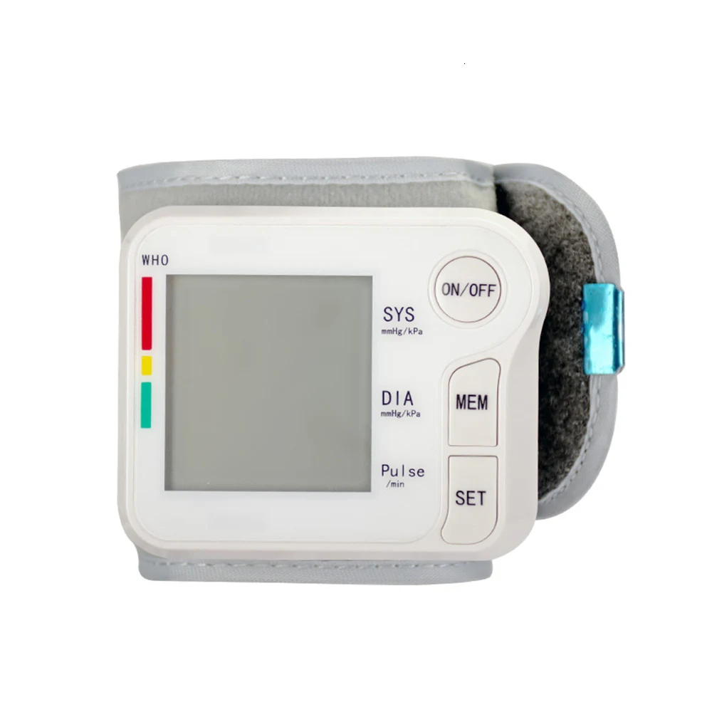Медицинский Домашний автоматический ЖК HD цифровой монитор артериального давления на запястье для измерения пульса и пульса тонометр забота о здоровье