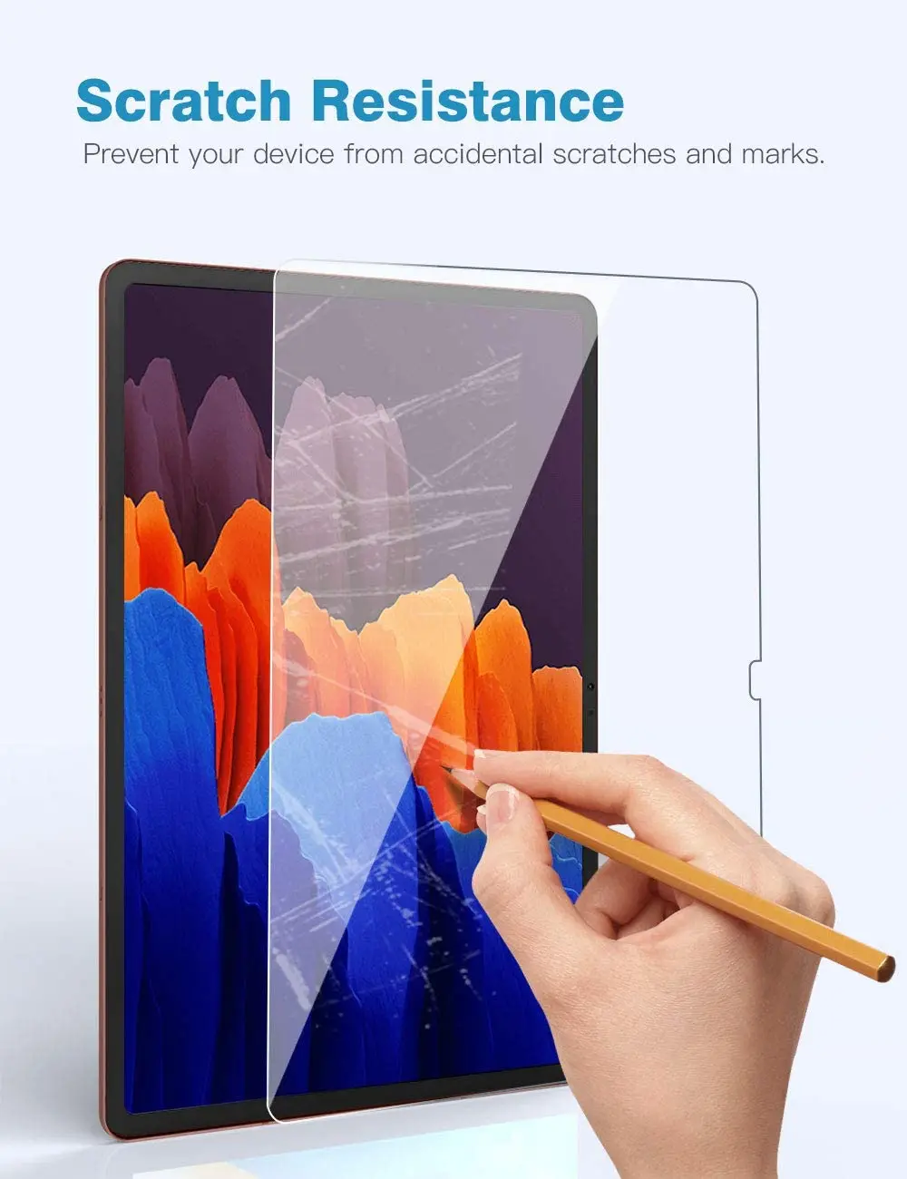 

Tablet Tempered Glass Screen Protector Cover for Samsung Galaxy Tab S7 T870/T875 Anti-fingerprint Protective Film