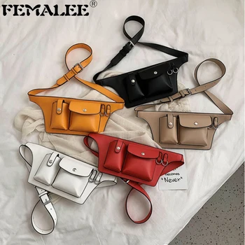 

Luxury Fashion Chest Waist Purse Two Pockets Shoulder Bag Small Famous Brand Crossbody Bag Designer Messenger Pesonality Mujer