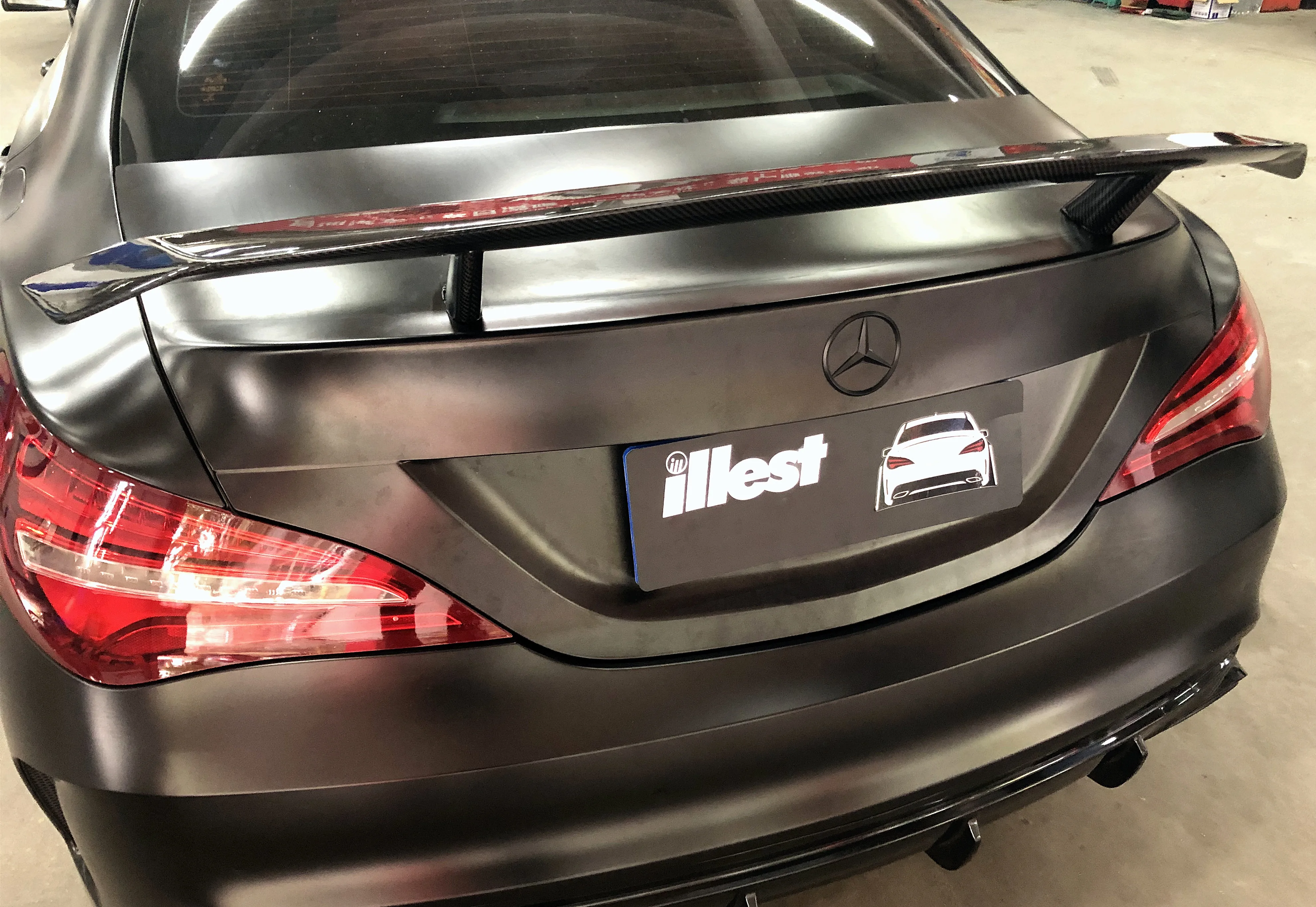 Подходит для Mercedes-Benz CLA CLA45 GT PAKTEC углеродное волокно крыло задний спойлер