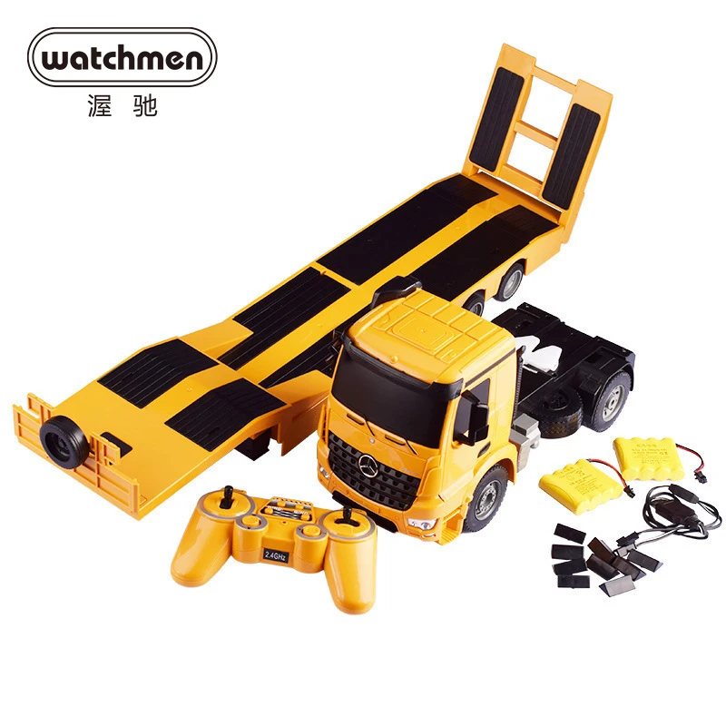 toy truck on flatbed