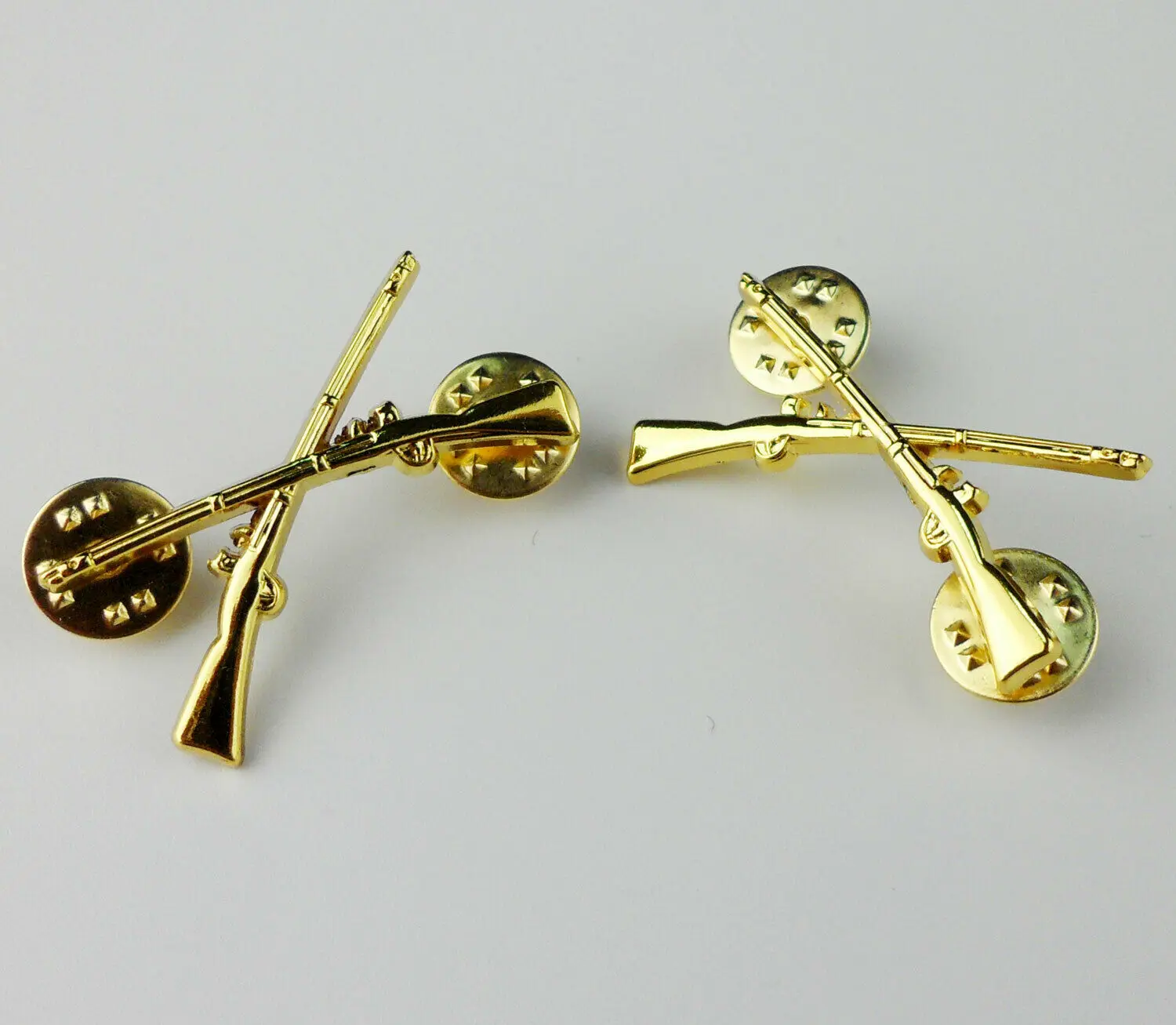 tomwang2012. U.S. Army Infantry Officer Lapel Badge Pin Isignina PAIR-1733 3
