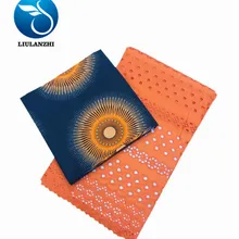 LIULANZHI Африканская Хлопковая ткань 5,5 ярдов маркизет кружевные ткани и настоящая вощеная ткань Анкара для одежды оптом ML8WR01-ML8WR29