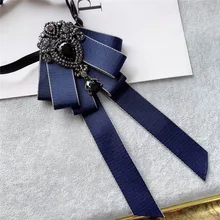 Формальные мужские и женские деловые Свадебные вечерние воротнички для шеи, галстук-бабочка, аксессуары для галстука, эластичная лента, галстук-бабочка со стразами для жениха