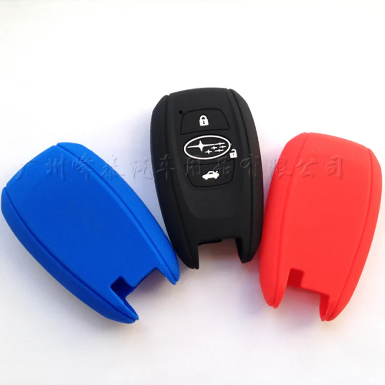 

New Style Subaru Forester Key XV Legacy AOHU Silicone Key Cover Smart Button Start Only