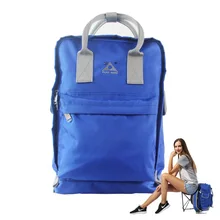 Открытый спортивный рыболовный рюкзак со складным стулом, нейлоновые водонепроницаемые женские сумки для походов, кемпинга, путешествий