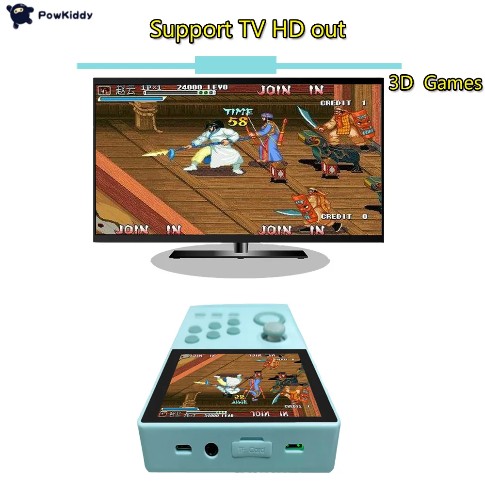 whatsko A19 SUPRETRO Android Mini Video Game Console IPS Screen Built-in 3000+ Game 3D Game WiFi Free Mini handle