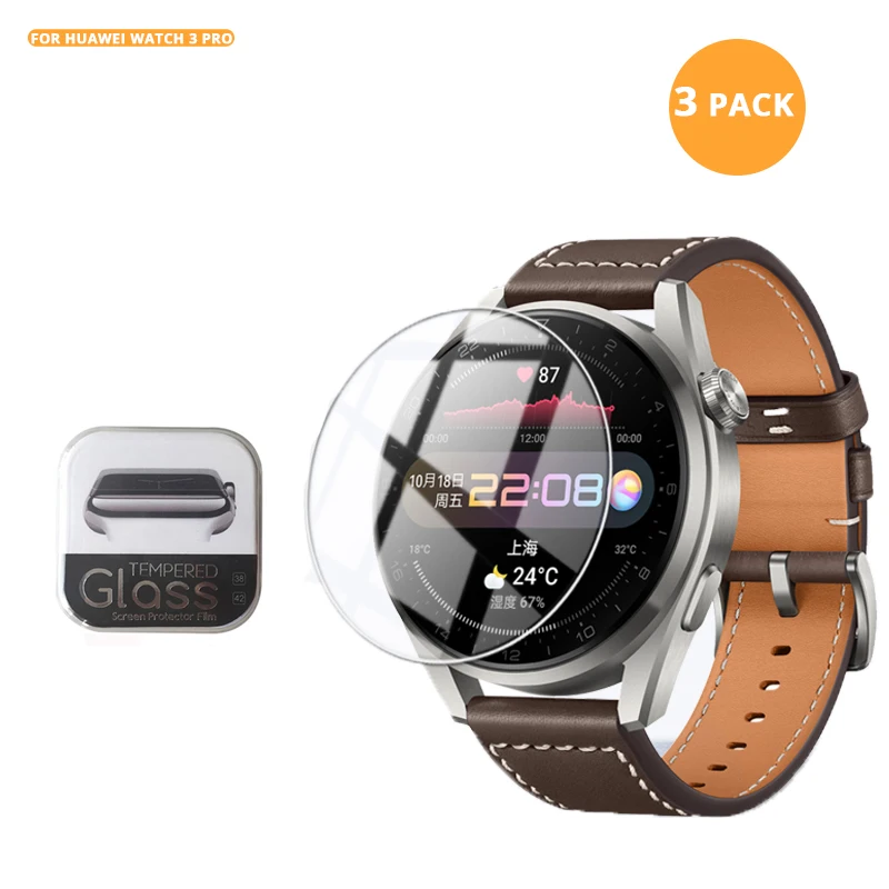 Пленка из закаленного стекла для смарт-часов Huawei Watch 3 Pro защитная пленка экрана