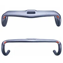 

Matte Full Carbon Fibre Handlebar Bicycle Road Bike Bent Bar S5 Width 400/420/440mm Stem Clamp 31.8mm