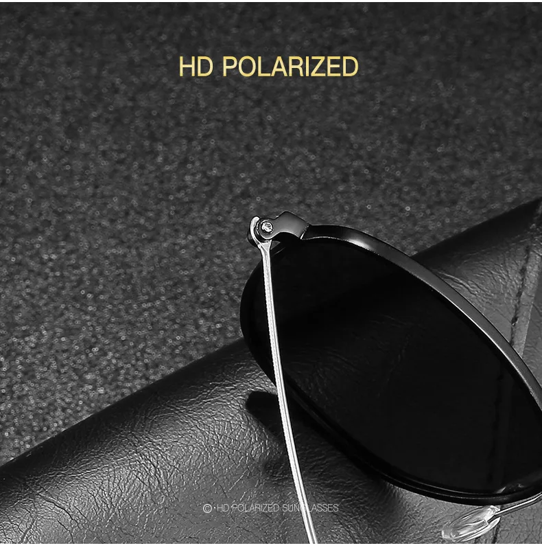 Акула парус бренд унисекс Ретро алюминий+ TR90 овальные поляризованные солнцезащитные очки линзы винтажные очки Аксессуары Солнцезащитные очки для мужчин/женщин