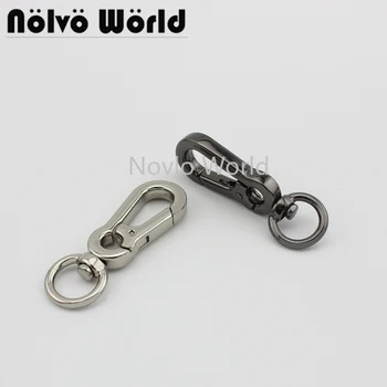 

Nolvo World 5-20-100pcs 5 colors 54*12mm 1/2", metal buckle dog collar buckle chain clasp lobster swivel snap hook buckle