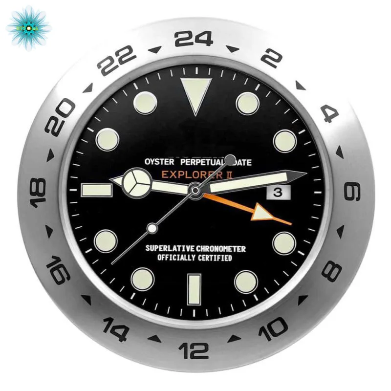

WALL CLOCK EXPLORER II RL35 Face Large Luxury Wall Clock Watch Shape Wall Clock