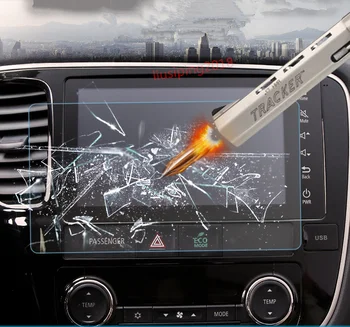 

Car Display Tempered Glass Screen Protector For Mitsubishi Outlander 2016-2018