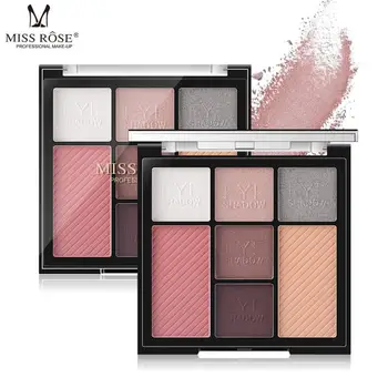 

MISS ROSE 7 Colors eyeshadow pallete paleta de sombra eye shadow makeup pallete eye shadow palette waterproof sombras TSLM1