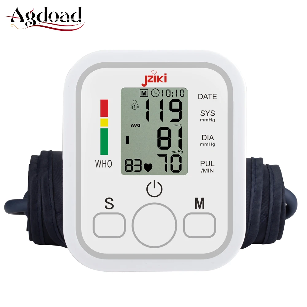 

Electric Arm Blood Pressure Monitor Digital Heart Beat Rate Pulse Meter Voice Automatic Home Pulsometer Health Medical Equipment