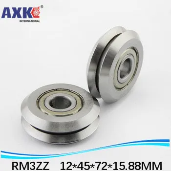 

RM3ZZ / W3 12*45.72*15.88 mm v wheeles W Groove Sealed Ball Bearing W3ZZ W3X W3-2RS RM3-2RS