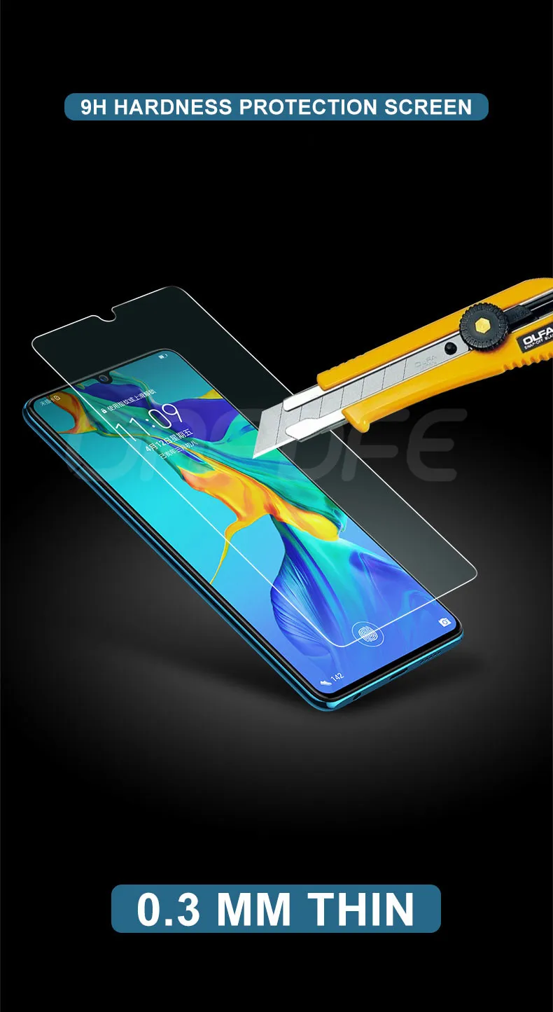 9H Защитное стекло для huawei P30 Lite huawei P20 Pro P10 Lite Plus P Smart защитная пленка из закаленного стекла