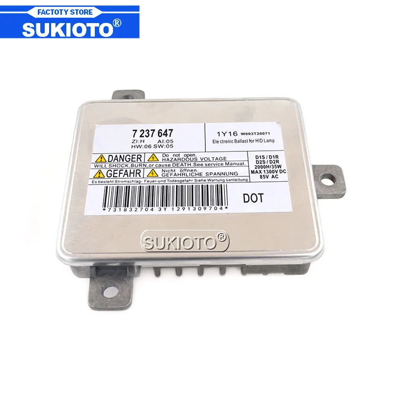 SUKIOTO New OEM D1S D1R D2S D2R HID Xenon Ballast W003T20071 For Car Headlight Xenon Bulb Lamp For E90 F10 F11 F01 F07 (2)