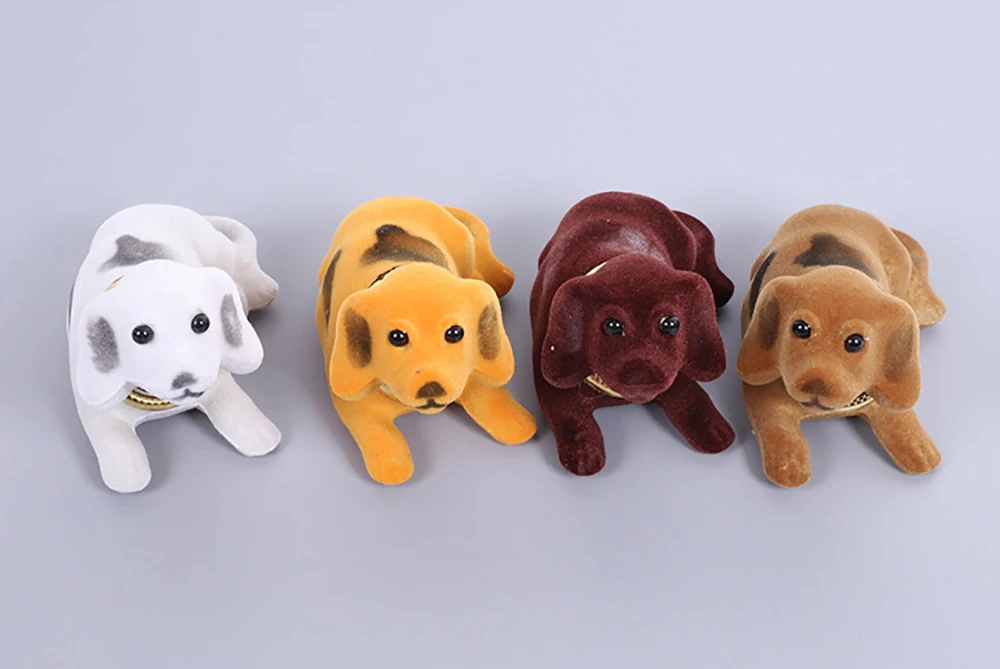 Brun clair - Tableau de bord de voiture, jouets, poupée de chien qui