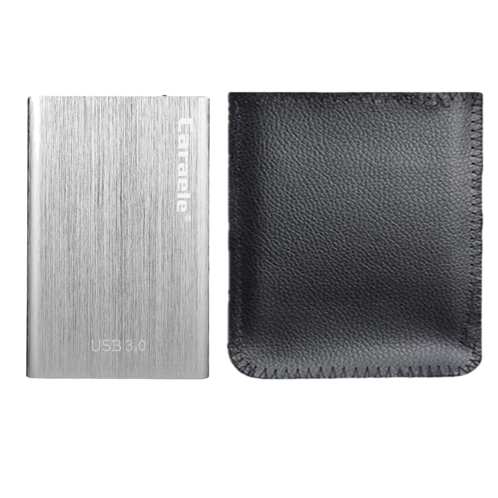 2019 1T 2T 500GB USB3.0 External Hard Drive Enclosure Case SATA Silver For all versions of Windows & Linux PC and laptop