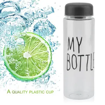 

Customizable Transparent Lemon Juice Water Bottle for Sport Cycling Portable Simple Design 500ml Drinking bottles