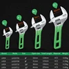 LAOA Adjustable Wrench Short Handle Lightweight Large Opening Adjustable Mouth Bathroom Small Wrench Multifunctional Mini Wrench ► Photo 2/6