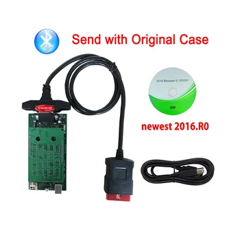 

VD DS 150E CDP 2016R0 Software with bluetooth obd2 scanner for delphis with Original shell OBD diagnostic tool for cars trucks