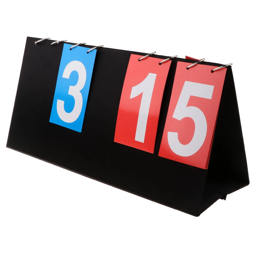 Sporting Goods Portable Table Top Scoreboard Indoor Outdoor Easy-Flip Basketball, Football