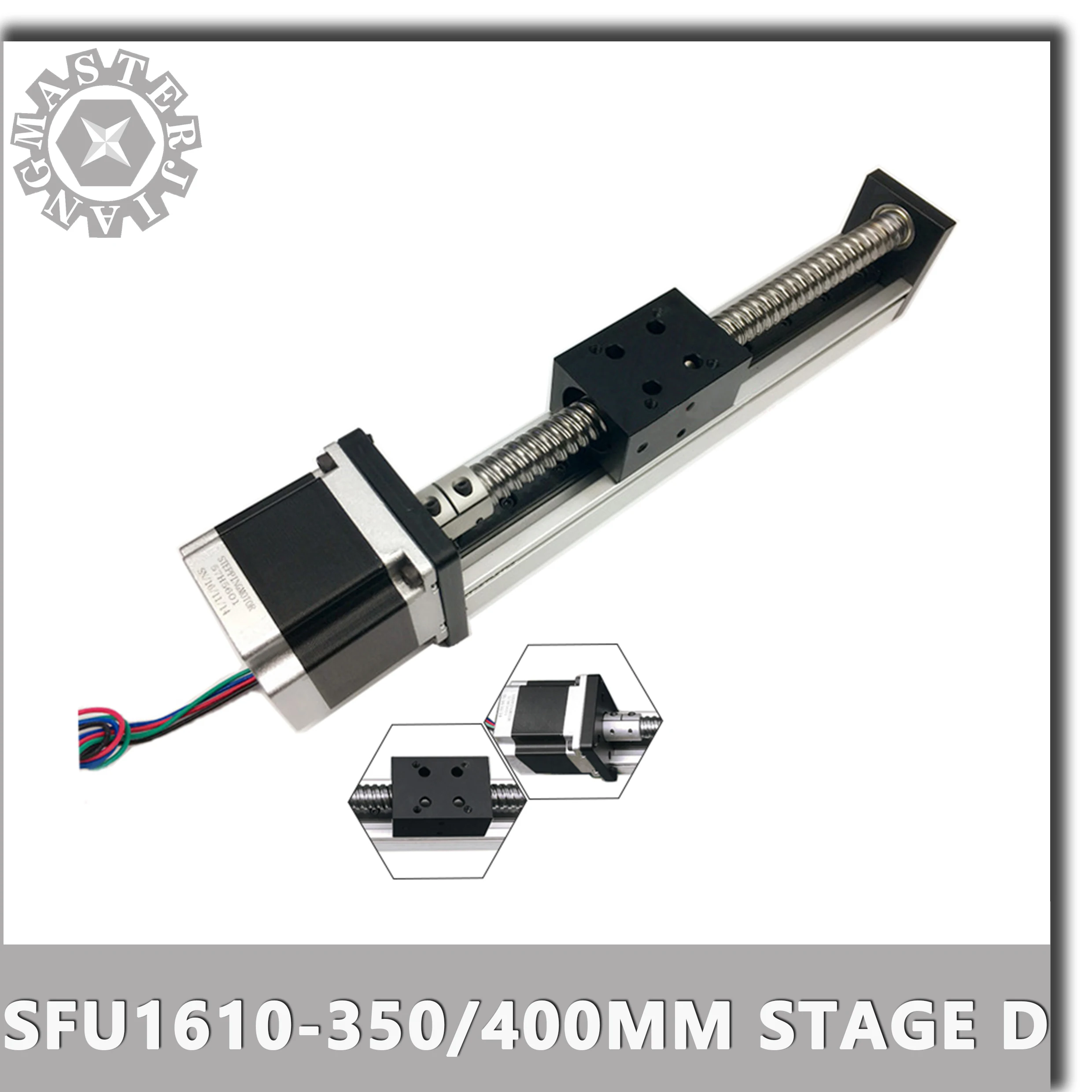 SGX SFU1610 350/400 мм Stage D Высокоточный эффективный ходовой шарик с отверткой линейная