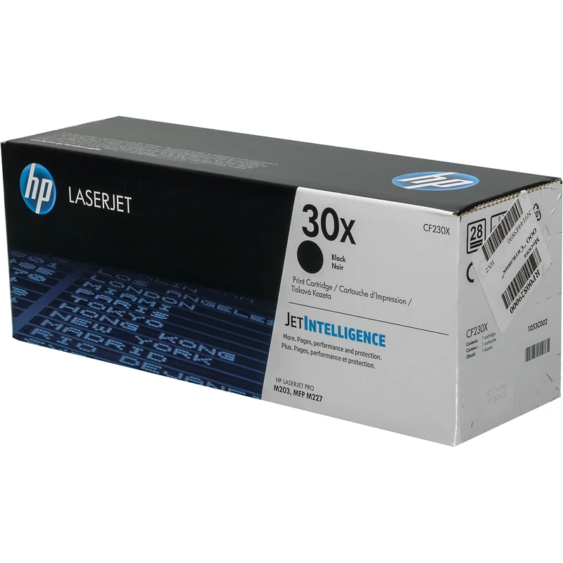 Картридж лазерный HP 30X CF230X черный(3500стр.) для HP LJ Pro M203/M227