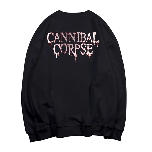 4 designs Cannibal Corpse Pollover Sweatshirt Rock hoodie punk sudadera streetwear fleece Outerwear heavy death metal 4