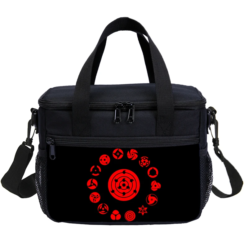 Uzumaki Naruto мультфильм сумки для обеда Uchiha Sasuke Sarada изолированная сумка холодильник
