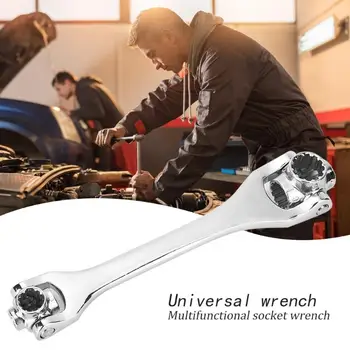 

12 Teeth High Quality Universal Multi-functional Wrench 8-19mm Automobile 360 Degree Rotation Head Repair Tool Spanner