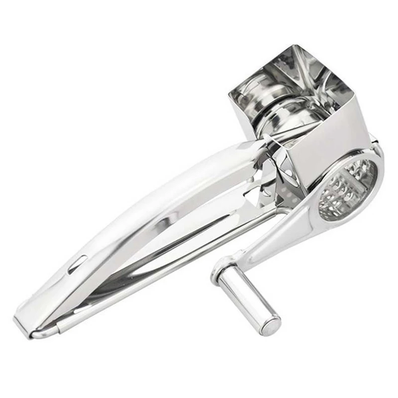 Stainless Steel Rotary Cheese Grater Food Grade Cheese Shredder Cheese Slicers Garlic Grinder Kitchen Accessories