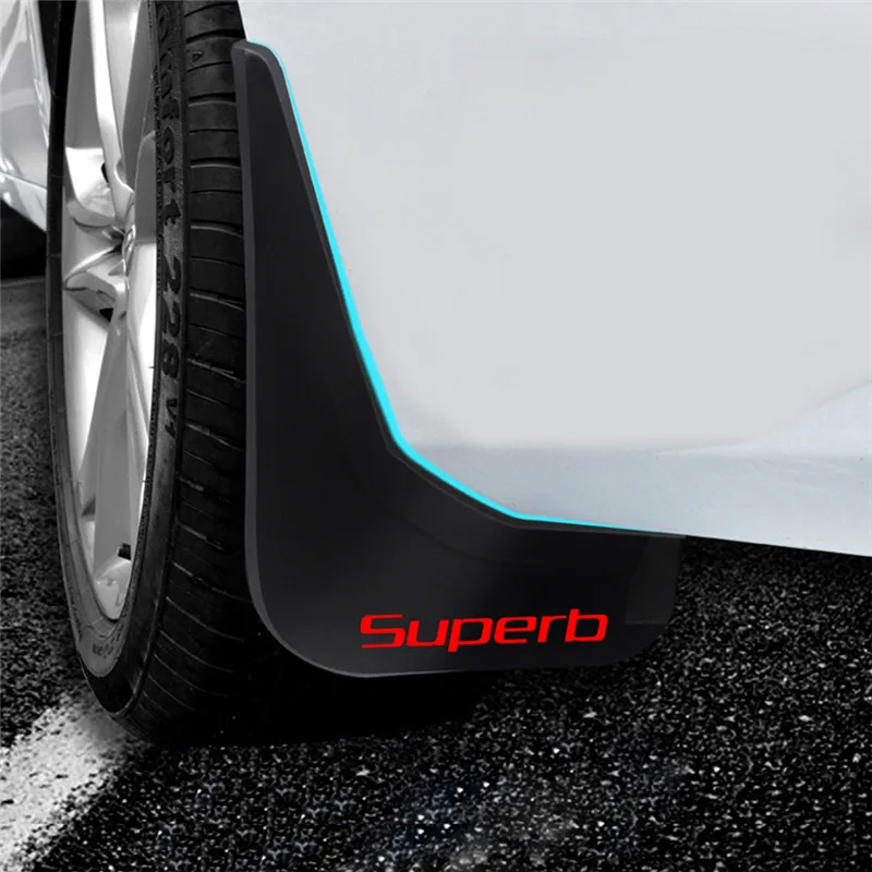 Автомобильные Брызговики для Skoda Superb MK2 2008- щитки, брызговики mudflaps Брызговики Автоаксессуары 4 шт