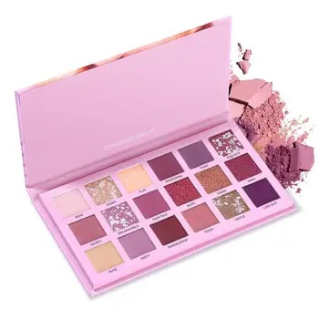 

18 Color Matte Eye Makeup Eyeshadow glitter powder Eye Shadow Earth shadows brush set