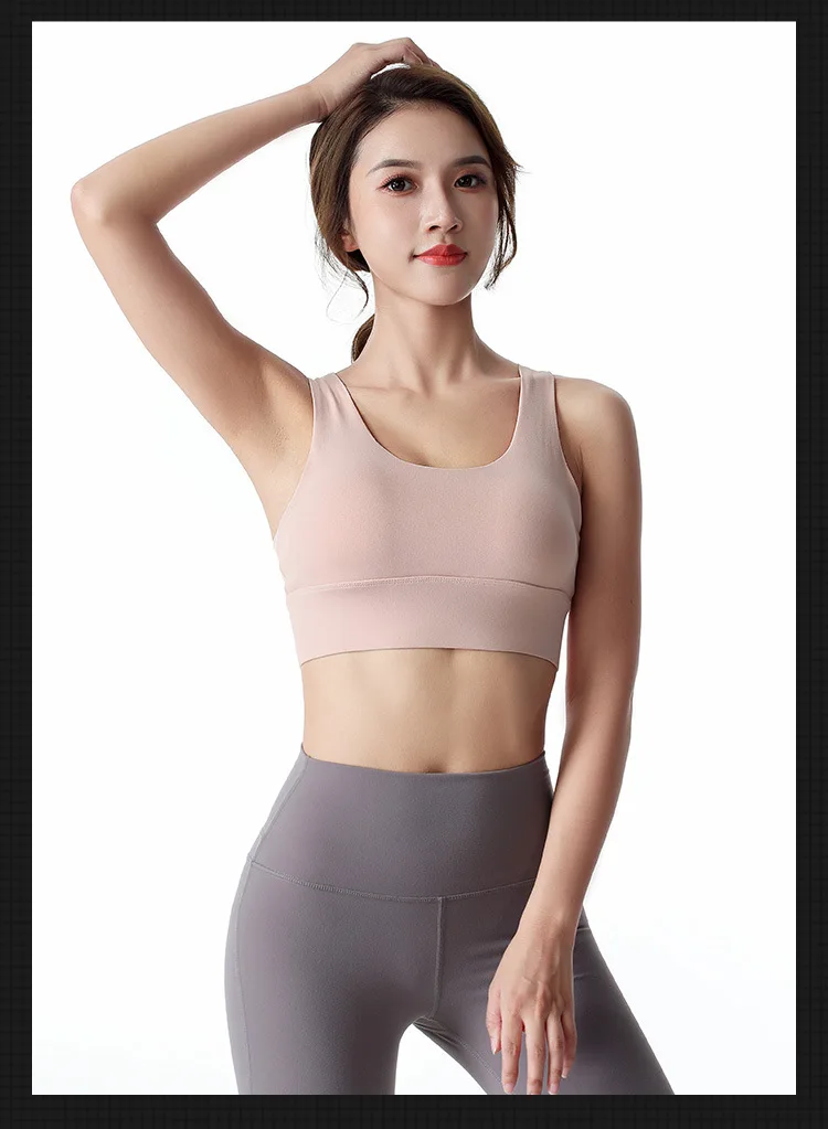 Women Sports Bra Push Up Crop Top Female Fitness Gym Bra Hollow Breathable Top Running Yoga Bra Athletic Sportswear Big size