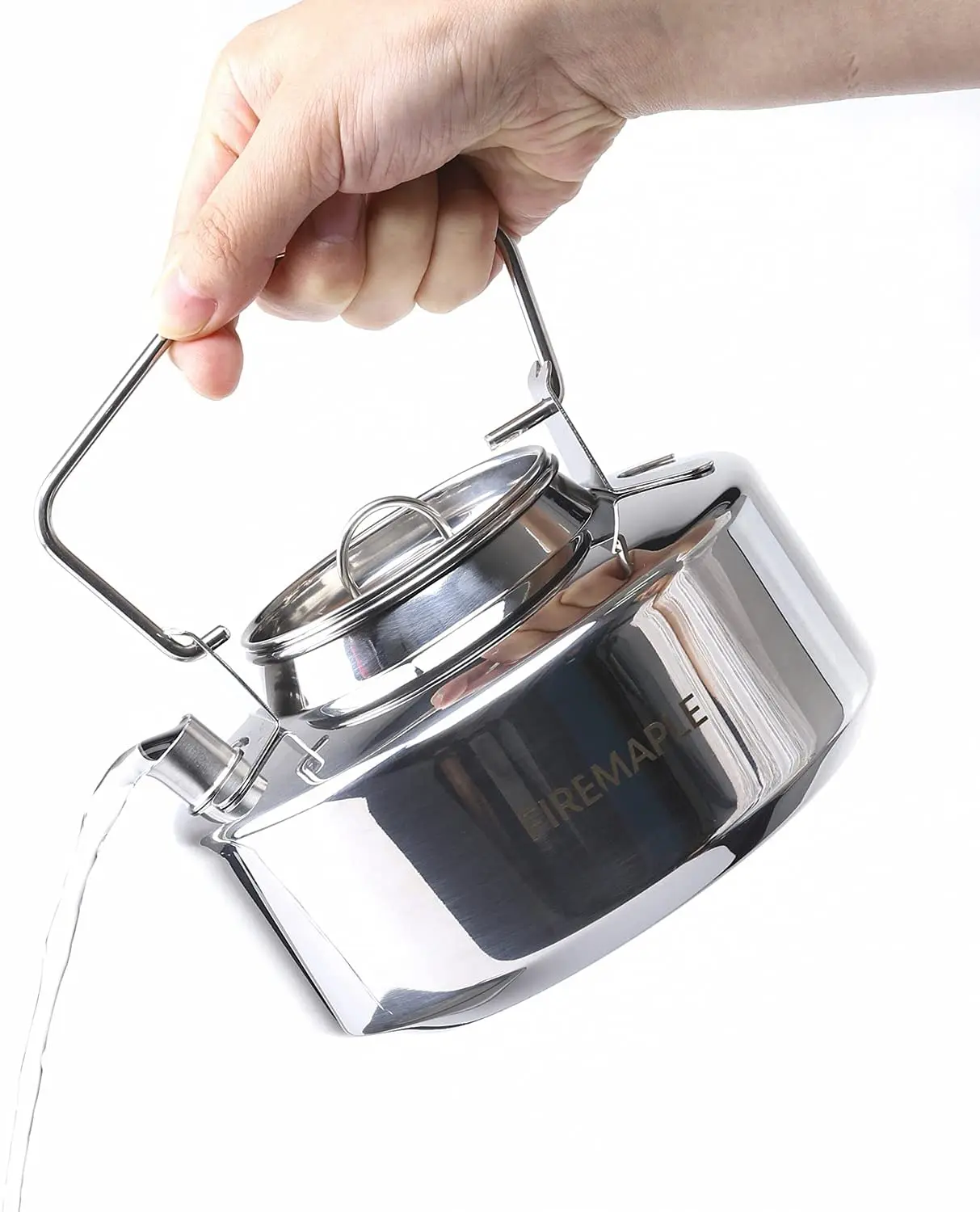 Fire-Maple Antarcti Portable 1 Liter Lightweight Stainless Steel Camping  Kettle | Durable and Portable Camp Tea Pot | Ideal for Bushcraft and  Outdoor