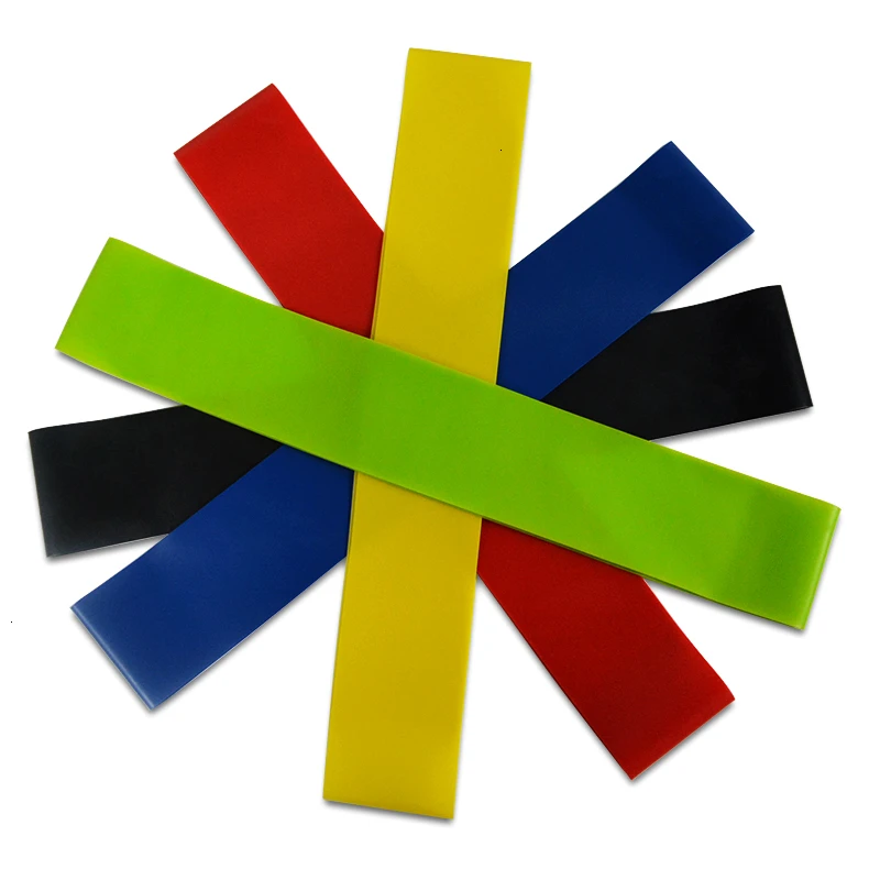 5 Level Yoga Resistance Rubber Bands 0.35mm-1.1mm Strength Pilates Sport Training Workout Elastic Bands 600mm Fitness Equipment (3)