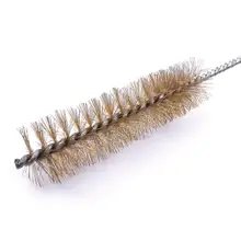 1 шт. 25 мм диаметр латунная щетка для чистки труб из нержавеющей стали металлическая проволока щетка для чистки полировки инструмент длина 28 см