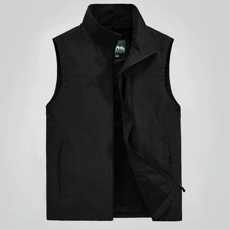 

2019 Summer New Style Men Outdoor Mountain Climbing Waistcoat Middle-aged Plus-sized Fishing Photography Mesh Vest