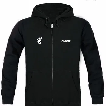 

Autumn Gnome brand male long sleeve solid hoodie zipper sweatshirts hoodie