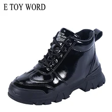 E TOY/женские спортивные ботинки; ботильоны для женщин; теплые зимние Бархатные кроссовки; женская обувь для бега; Уличная Повседневная обувь