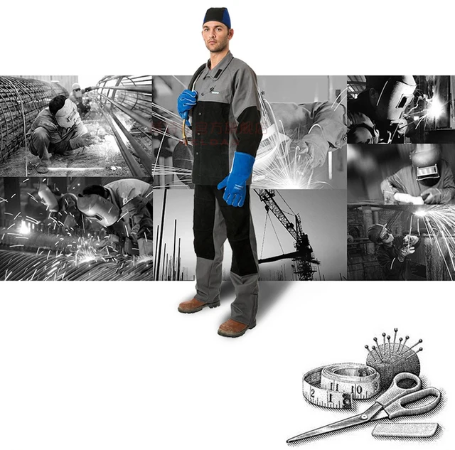 Saldatore Indumenti Indumenti Da Lavoro Ignifughi Per Saldatura