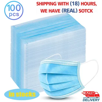 

Anti-Pollution 3 Layers Mask dust protection Face Masks Disposable Dust Filter Safety Mask Proof Flu Earloop Face Masks unisex