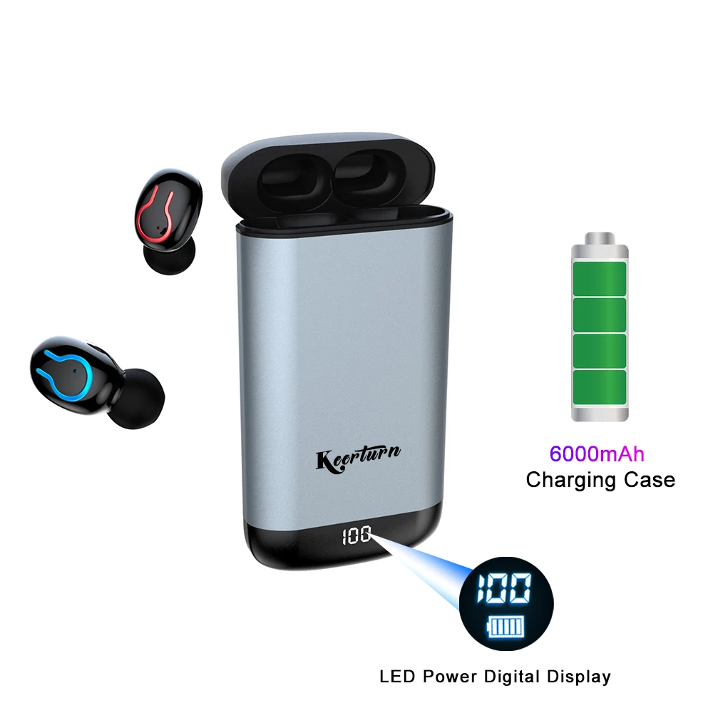 TWS беспроводные наушники Q66 HD стерео Bluetooth 5 0 спортивные водонепроницаемые Power Bank