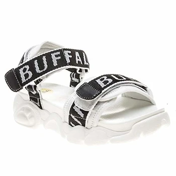 

Buffalo Eisla White Black BN16011221, Sandalias