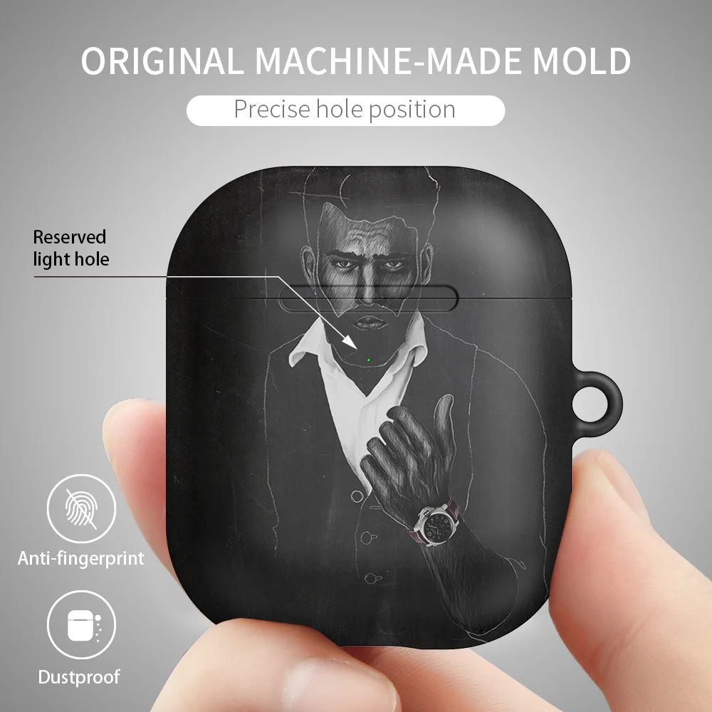 Чехол airpods из поликарбоната Жесткий для i12 3D сублимационной технологии модный