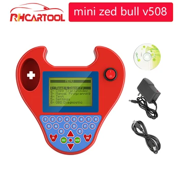 

Mini Zed Bull V508 obd2 Smart Zed-Bull Key Transponder Programmer zedbull v508 key programmer No Tokens Limit
