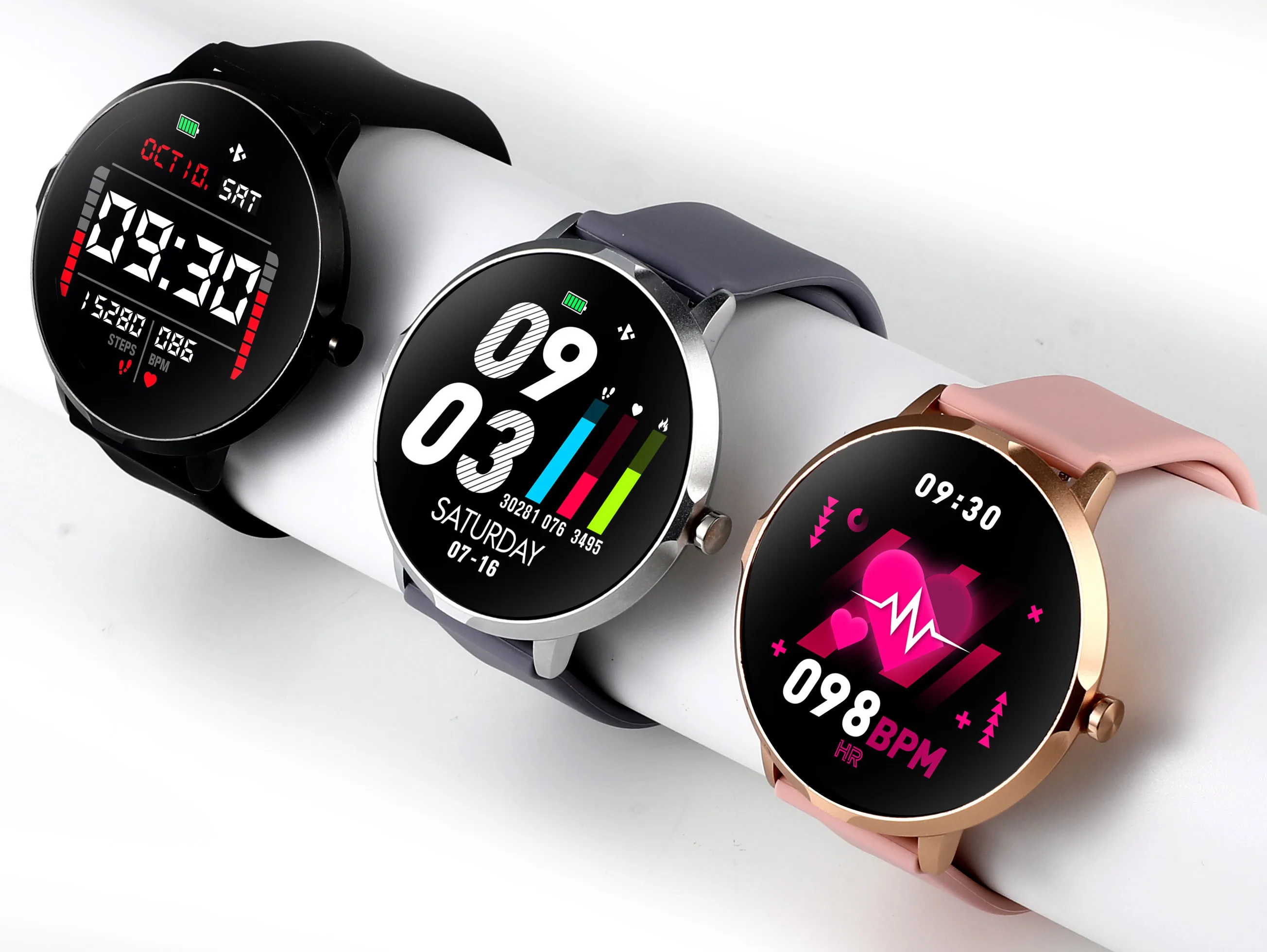 

Desxz K16 Smart Watch Bluetooth WristWatch Smart adult bracelet Round Sport Pedometer with Smart reminder